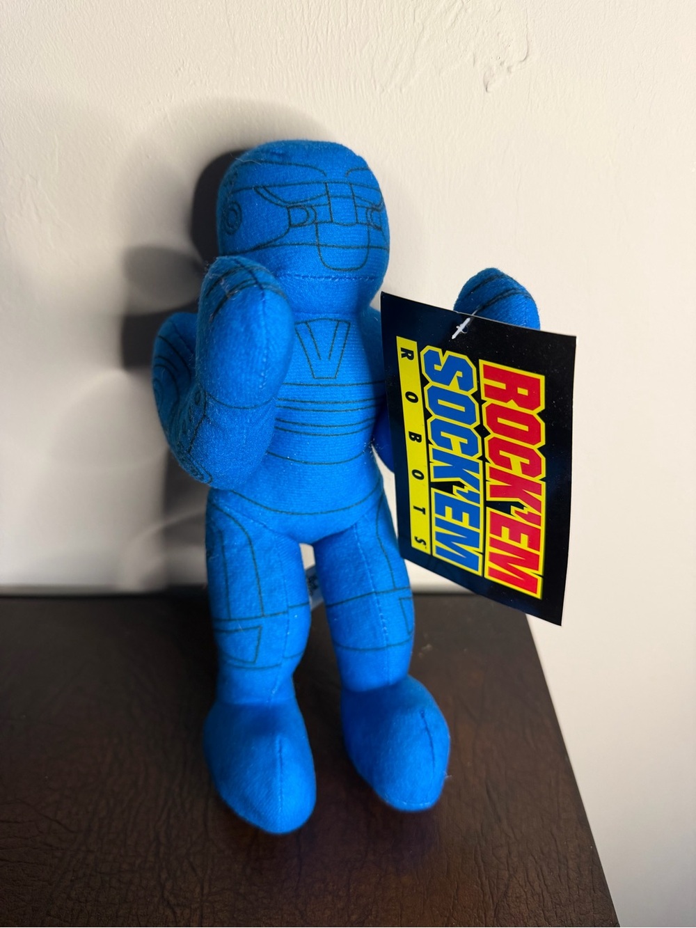 Rock 'Em Sock 'Em Robots Blue Plush Figure -